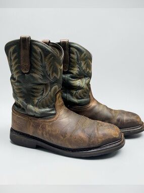 Ariat Mens Steel Toe Work Cowboy Boot Size 13 D Ranch Rodeo Farm Oil Resistant